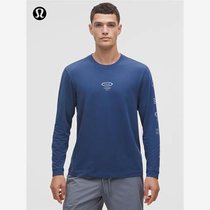 Zeroed In 男士运动长袖 T 恤 *图案款丨lululemon丨LM3FPGS