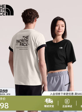 【经典款】北面短袖T恤男女纯棉户外透气新款TheNorthFace|8GVF