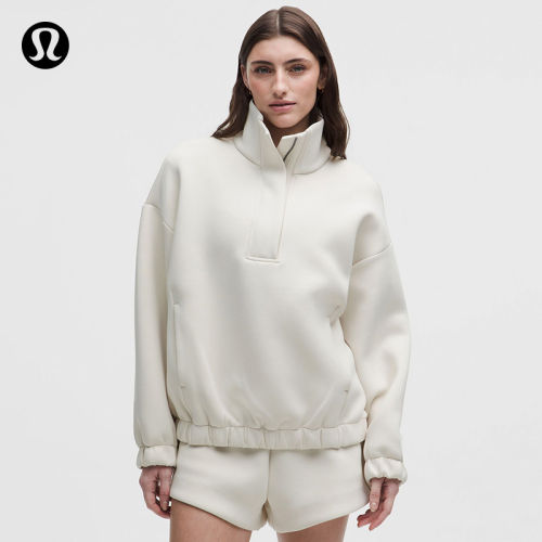 Sleek Spacer 女士半拉链卫衣丨lululemon丨LW3LGZS