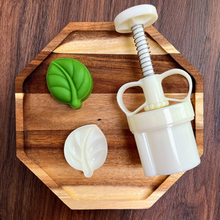 25g50克迷你胖叶子中秋节月饼模mini小叶清新绿豆糕山药糕点手压