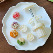 20g30g迷你桂花中秋节花卉月饼模具中式 绿豆糕模mini糕点手压模具