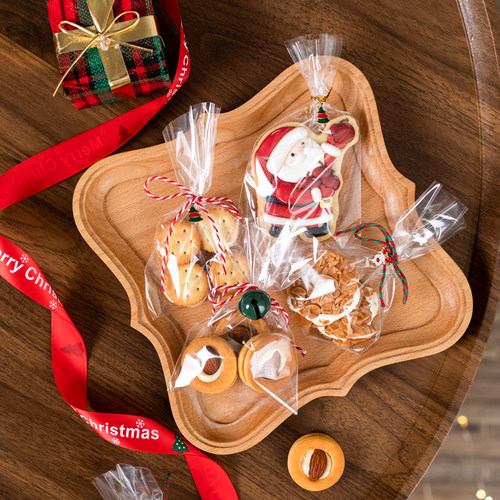 圣诞节糖霜饼干袋曲奇机封袋包装