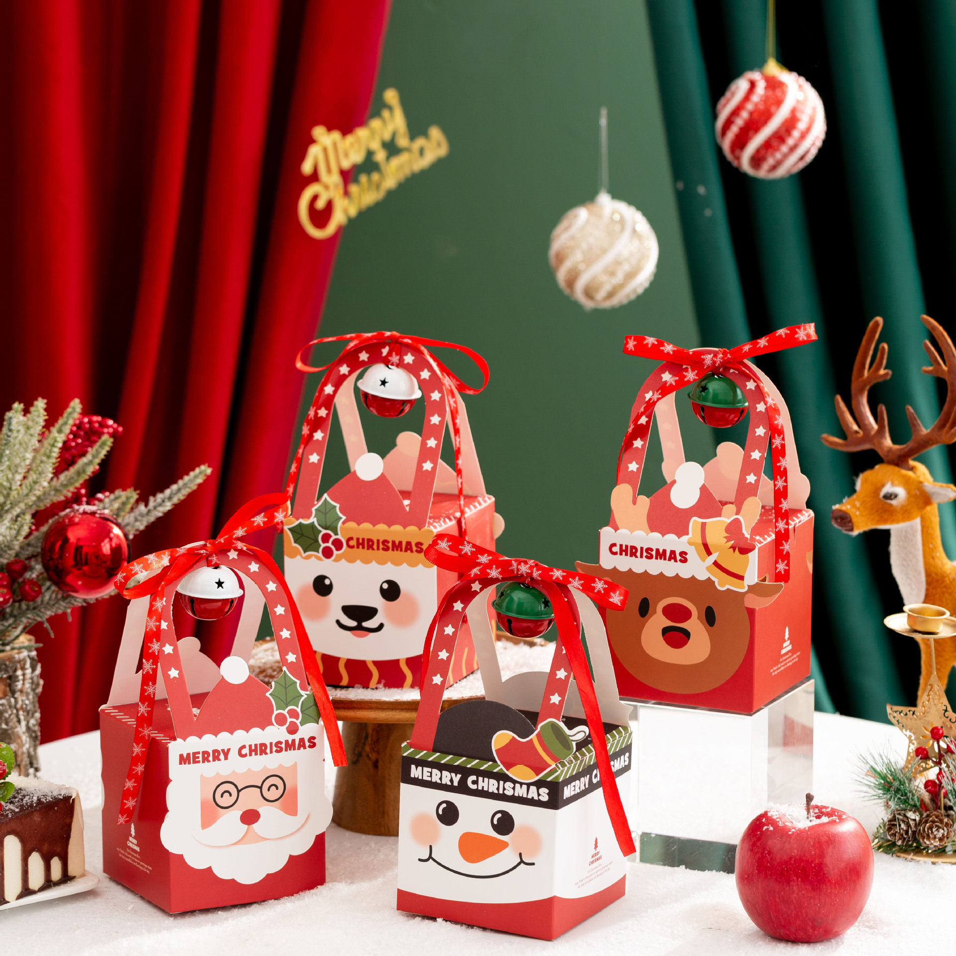 2023新款圣诞节苹果小礼物包装盒