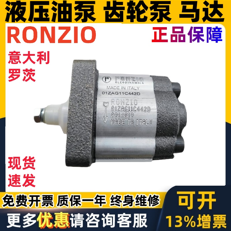 液压泵RONZIO齿轮油泵01ZA016C406D 02ZAG20C035D 01ZA021C406D