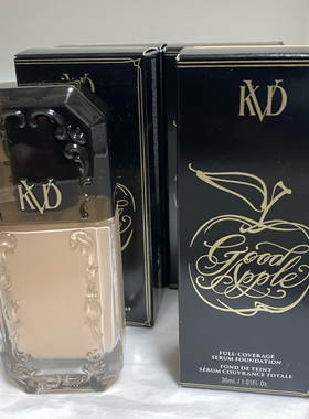 清货美国kvd好苹果精华粉底液002/004/006/008/010小詹推荐！现货