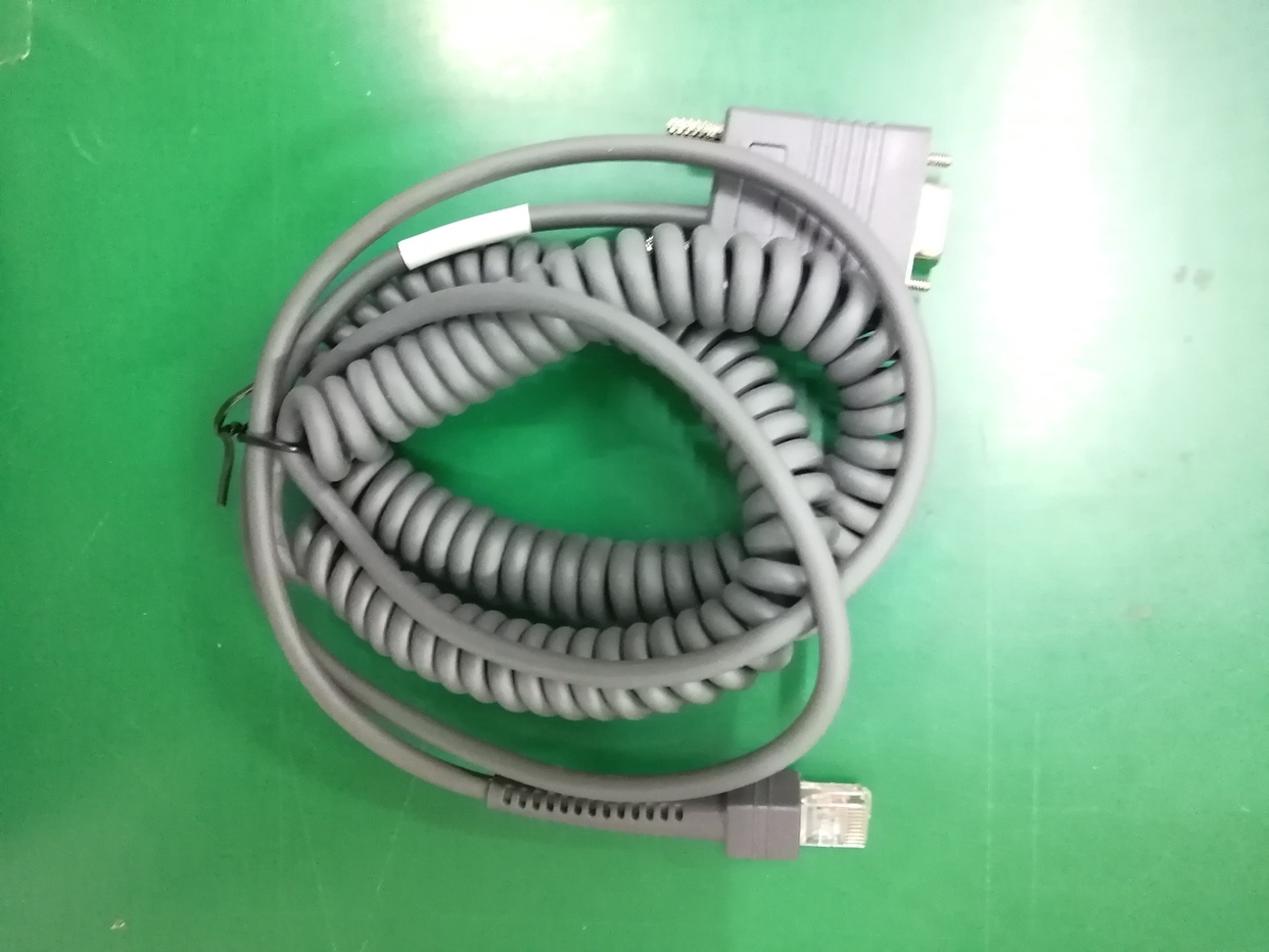 适用symbol斑马ls2208 4208 3578 4278 6708等扫描枪串口线弹簧线