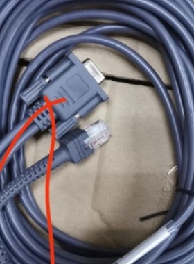 适用于symbo斑马扫码枪 2208 4308 4608等型号的定制延长串口线
