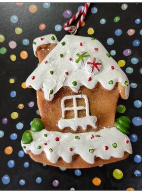 树脂装饰挂件圣诞节书房姜饼