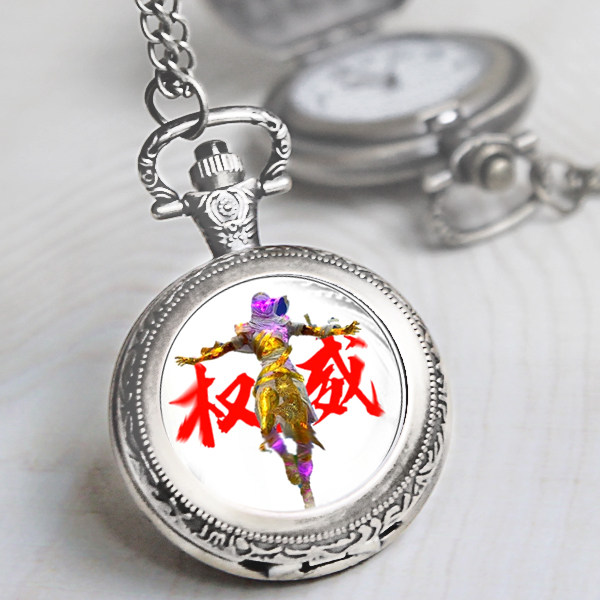 和平权威之主精英沙丘怪诞乔克二次元复古翻盖怀表动漫挂表项链表