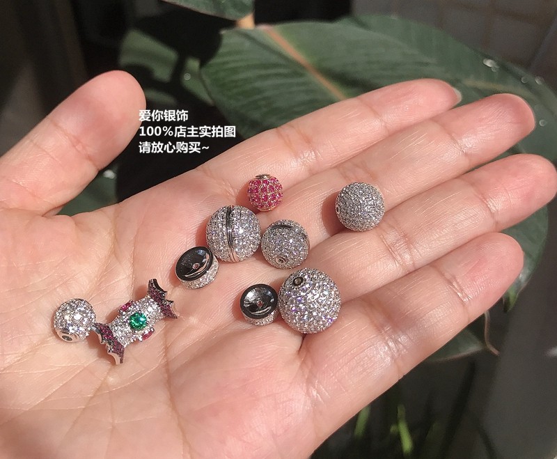 EXQUISITE HIGH-END ACCESSORIES DIY  PLATING 18K WHITE GOLD VERSATILE JEWELRY ACCESSORIES CUSTOM TO MAP CUSTOM ACCESSORIES