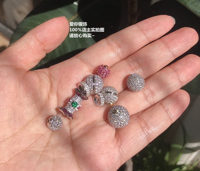 EXQUISITE HIGH-END ACCESSORIES DIY  PLATING 18K WHITE GOLD VERSATILE JEWELRY ACCESSORIES CUSTOM TO MAP CUSTOM ACCESSORIES