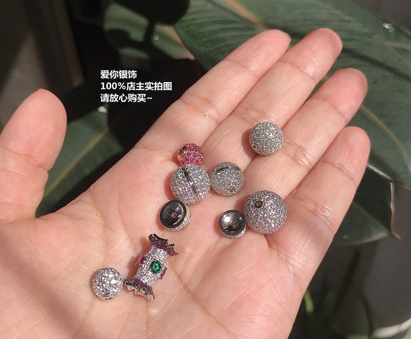 EXQUISITE HIGH-END ACCESSORIES DIY  PLATING 18K WHITE GOLD VERSATILE JEWELRY ACCESSORIES CUSTOM TO MAP CUSTOM ACCESSORIES