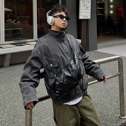 2025新款男士休闲PU复古饺子包