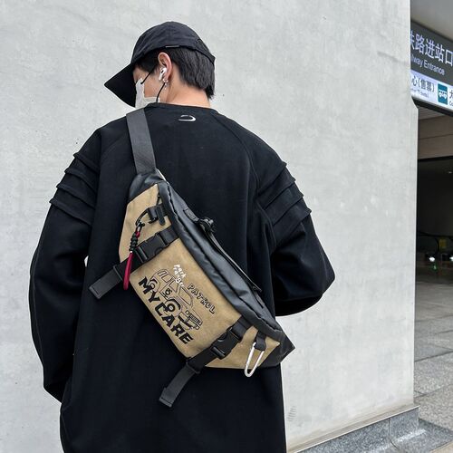 斜挎胸包腰包大容量休闲男包