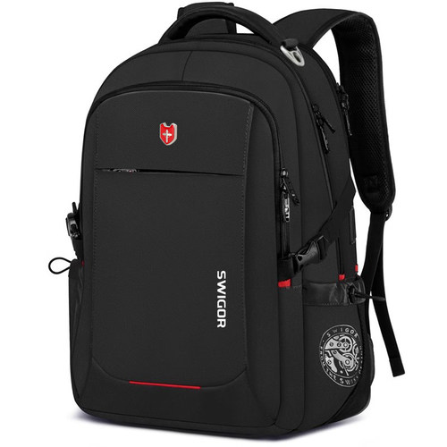 瑞士军士刀双肩包男初中生书包