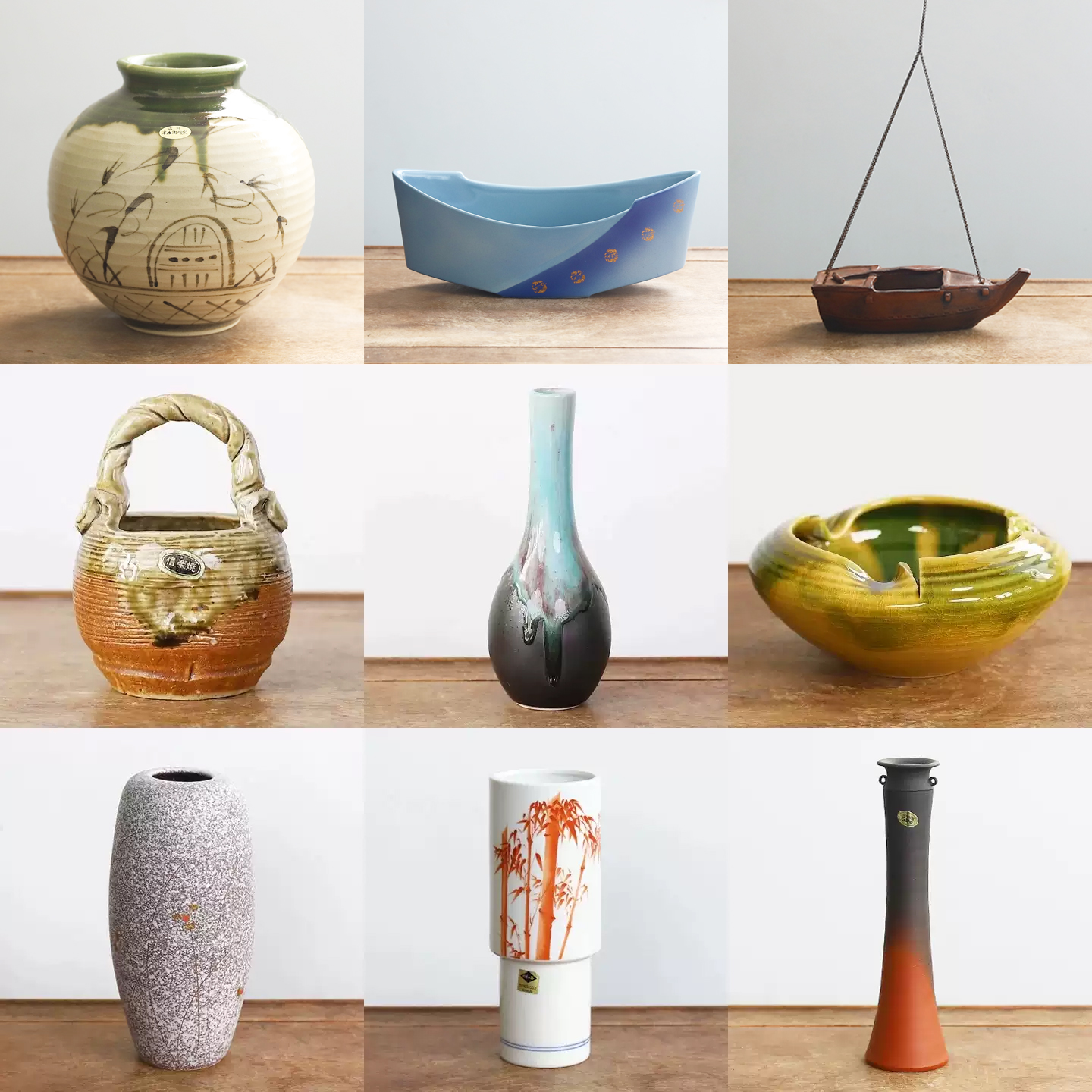 创意禅意古典插花日式花瓶