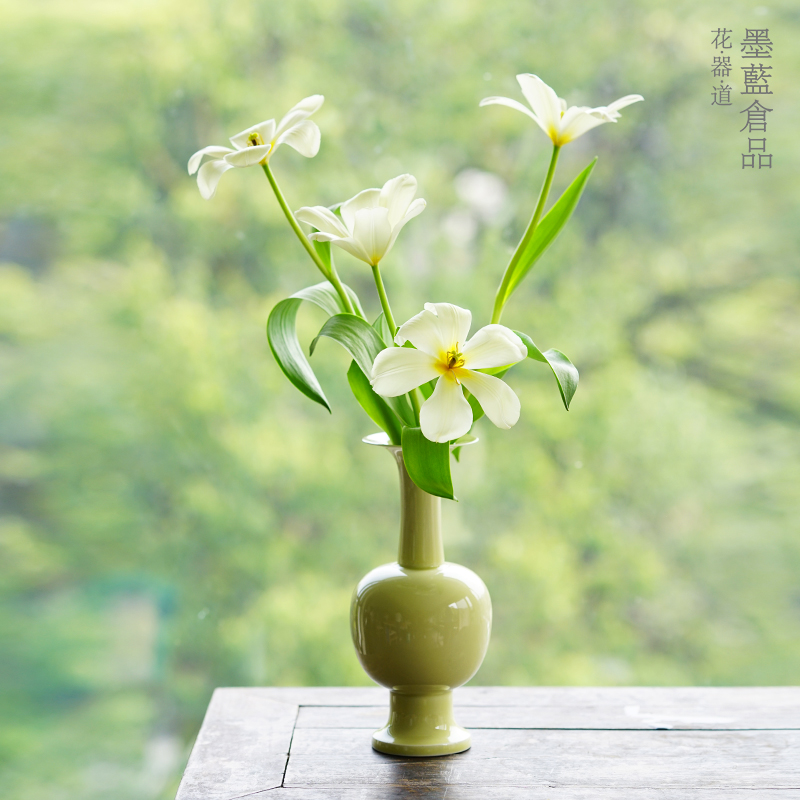 文人调瓶花 陶瓷花瓶摆件 花器复古禅意中式日式插花器皿 小原流,鲜花速递/花卉仿真/绿植园艺,花瓶,淘宝优惠券,粉丝福利购,淘宝优惠卷