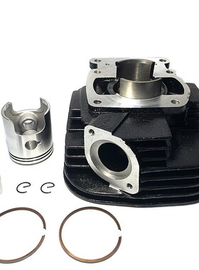 TS125适用于SUZUKI两冲程摩托车TS125气缸中缸套缸活塞活塞环56mm