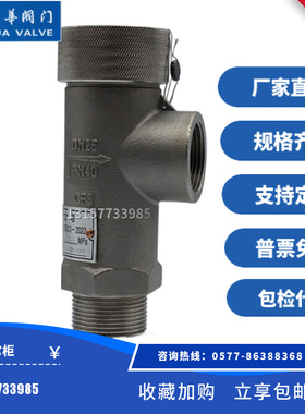 罗浮西高恒华低温安全阀DA21F/Y-16/25/40P不锈钢锅炉蒸汽泄压阀