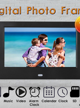 7inch Lcd Tft Digital Photo Picture Frame Video Mp3 Mp4 Play