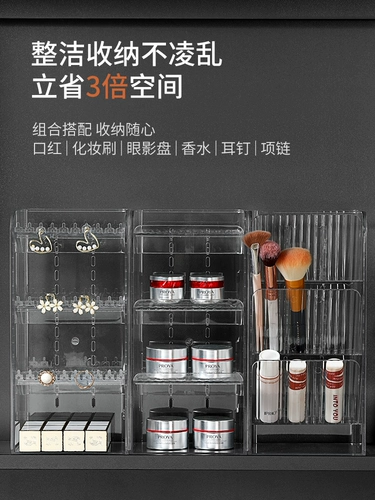 Зеркальный шкаф для хранения ящика туалет туалет, косметическая помада, косметическая помада, косметические украшения, полка, шкаф для ванной