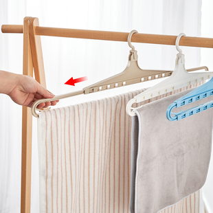 可伸缩毛巾架晾晒毛巾挂架40 70cm可调加长床单晾晒架衣架.1165
