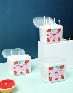 日本KOMEKI.5851.双头棉签 精选优质棉花棒化妆卸妆掏耳  300只装