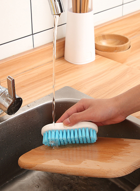 6095.日式菜板专用清洁刷砧板刷子切菜台面清洗小刷 米木日式家居