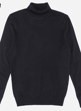 most漠士男装长袖高领打底衫套头边男士线衫S84119202