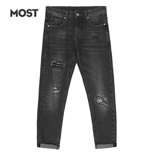 MOST/漠士男装牛仔裤男直筒春秋款潮流休闲长裤子C94203069