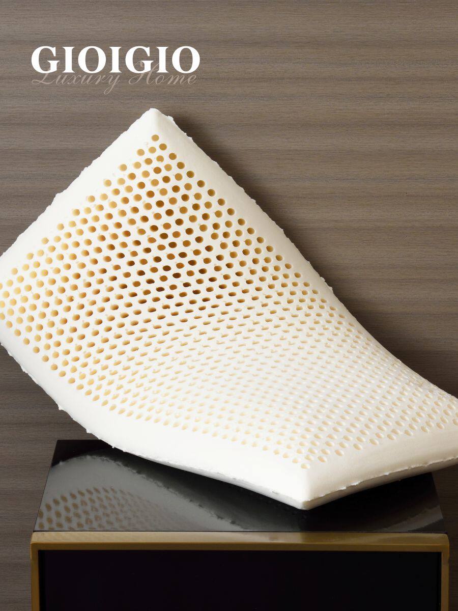 BEDDING NATURAL LATEX KOJI BREAD NECK GUARD SINGLE ADULT PILLOW CORE INNER AND OUTER COAT DETACHABLE PILLOW