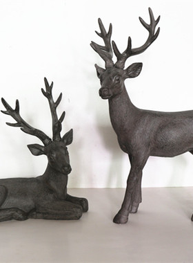 树脂祝福招财中式客厅