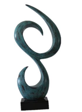 酒店售楼处样板间家居软装饰品树脂工艺品轻奢简约玄关雕塑大摆件