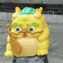 定制大型IP形象玻璃钢雕塑商场美陈艺术装置品彩绘卡通公仔摆件