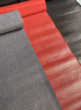 覆膜展览地毯 展位展会展厅通道铺设专用3米宽带保护膜烟灰色卷材