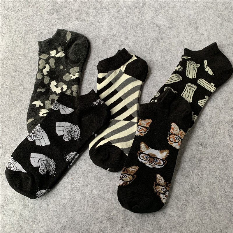 欧美时尚加肥加大纯棉防臭夏季男船袜全棉运动黑大号短袜子潮流袜,女士内衣/男士内衣/家居服,船袜,淘宝优惠券,粉丝福利购,淘宝优惠卷