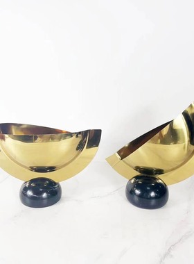 不锈钢果盘北欧客厅摆件