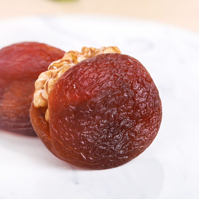 沙漠客杏包仁500克/袋土耳其杏脯夹核桃仁新疆特产果肉零食无核