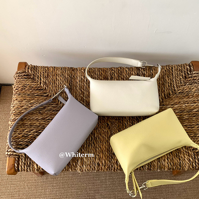 肉肉陈韩版简约单肩手提hobo包