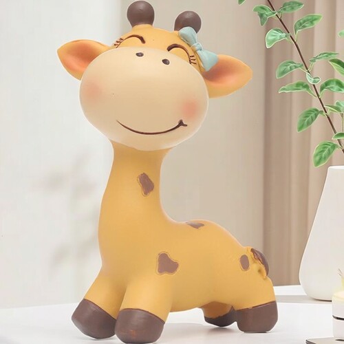 长颈鹿小摆件创意可爱桌面装饰品