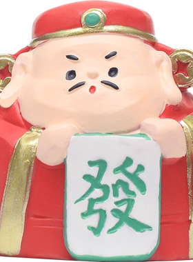 国潮月老神仙小摆件打工人求姻缘