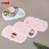 车载防滑垫车用汽车摆件手机垫子车内装 饰品中控仪表台置物垫可爱