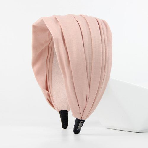 洋葱谷仓X系列宽7CM-10CM 针织棉层次感发卡休闲度假发饰加宽发箍