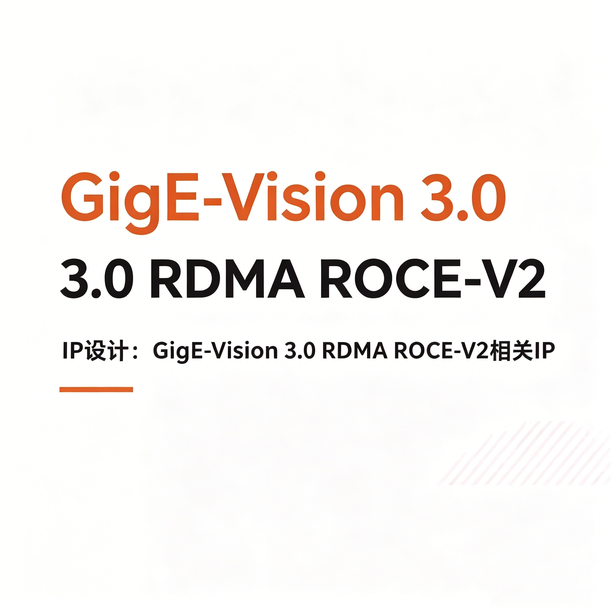 IP设计：GigE-Vision 3.0 RDMA ROCE-V2
