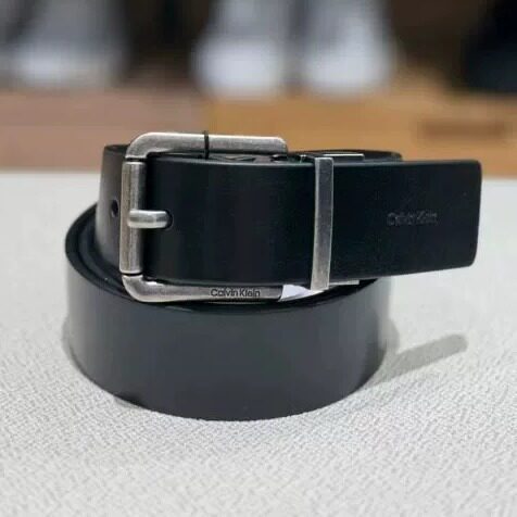韩国代购26春夏CKJ男士牛皮腰带双面经典圆形滚轮扣35mm4D7103G