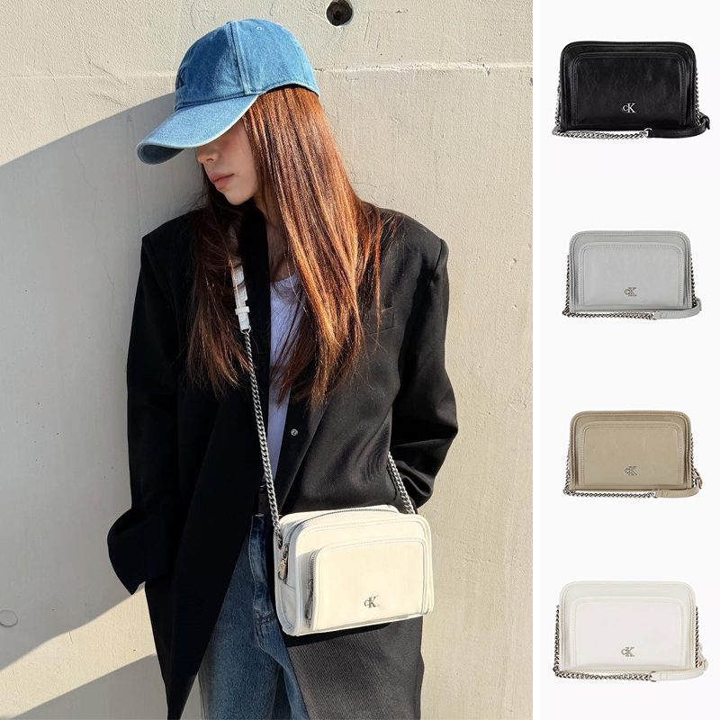 CK链条相机包单肩方包斜挎包
