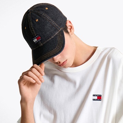 汤米男女休闲百搭复古牛仔棒球帽