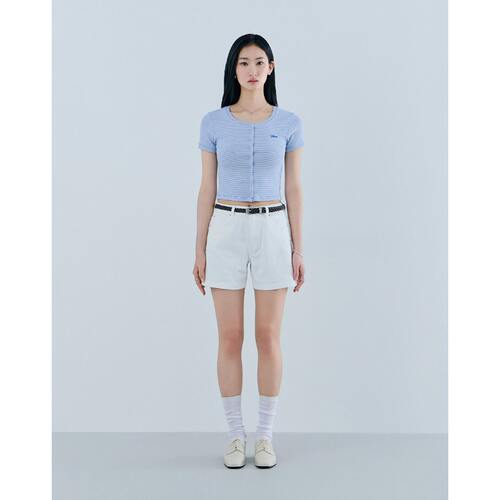 GUESS女夏棉质微弹牛仔热裤