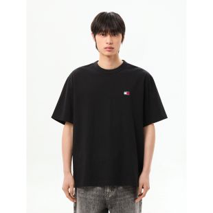 短袖 纯棉宽松徽章T恤日常经典 T32G1TTO 2026春夏TOMMY男士 韩国代购