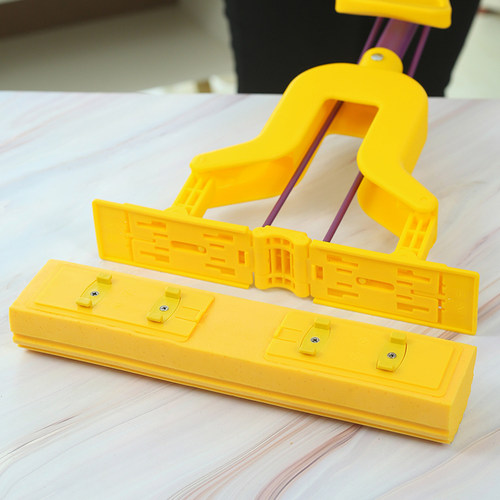 妙洁拖把头替换装宽扣胶棉头墩布